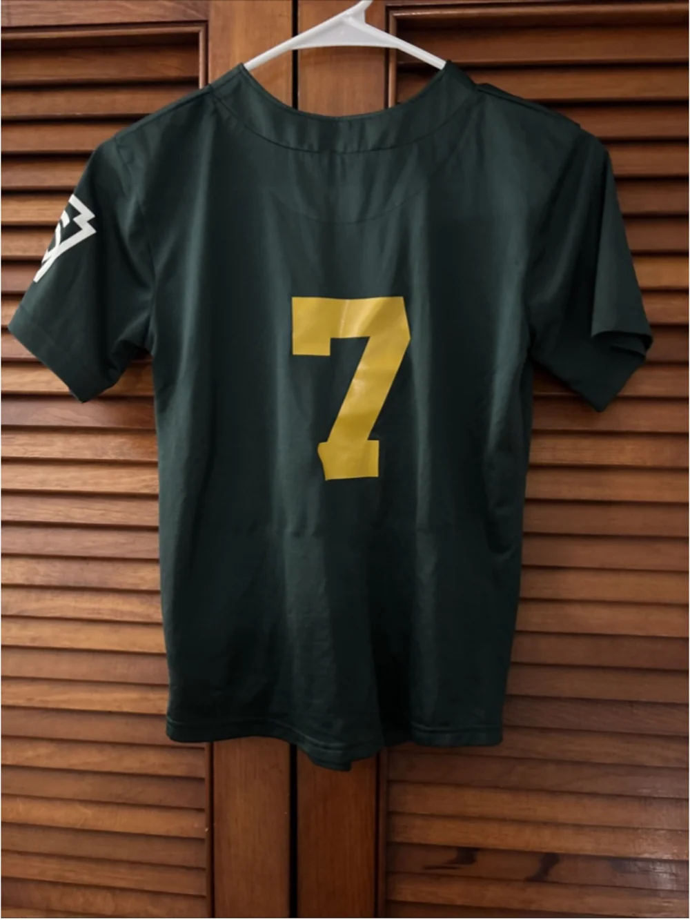 Oakland A’s #7 Nike Team MLB Shirt Little League Logo Sleeve Youth Small